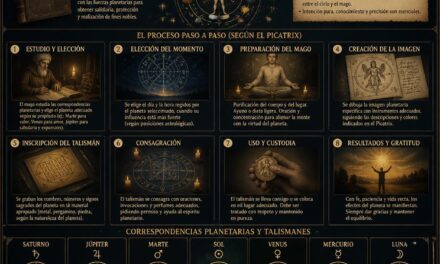 Magia de imágenes y talismanes planetarios: la tradición del Picatrix explicada paso a paso