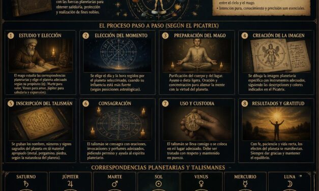 Magia de imágenes y talismanes planetarios: la tradición del Picatrix explicada paso a paso