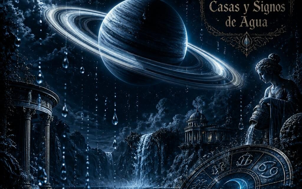 Saturno en Casas y Signos de Agua: El Maestro del Inconsciente Emocional