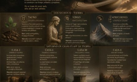 Saturno en Casas y Signos de Tierra: La Alquimia del Trabajo, el Dinero y los Valores